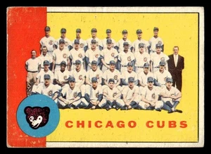 Chicago Cubs 1963 Topps #222 Chicago Cubs - Imagen 1 de 2