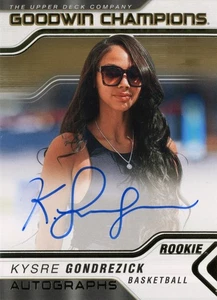 UPPER DECK 2023 GOODWIN CHAMPIONS KYSRE GONDREZICK #A-KG AUTOGRAMMKARTE - Bild 1 von 2