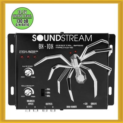 Soundstream BX-10X Digital Bass Reconstruction Processor with Remote Bass Knob - Image 1 of 3