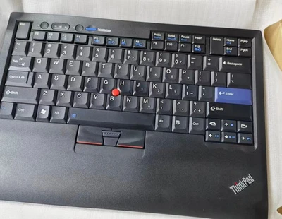 Genuine Lenovo Thinkpad SK-8855 USB Wired Keyboard With TrackPoint - US English - Image 1 of 4