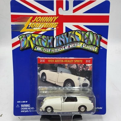 Johnny Lightning 1959 Austin-Healey Sprite British Invasion Diecast 1:64 White - Image 1 of 3