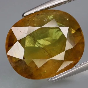 8.25Ct.Ravishing Color! Natural BIG Yellow Sapphire Gemstone Africa Good Luster! - Picture 1 of 4