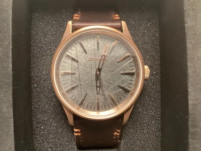 Reloj Nixon Sentry 38 Cuero Acero Inoxidable A377 2001, Nuevo Foto 1 de 4