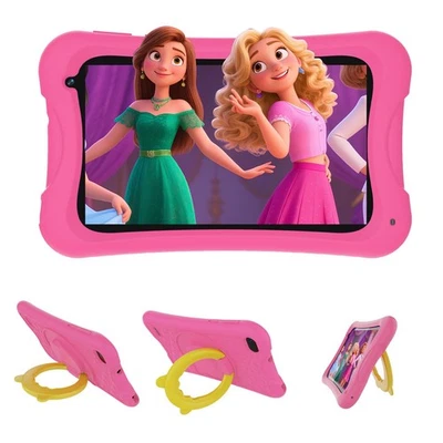 7 Inch Kids Tablet Ages 3-8, Android 13 Tablet for Kids,4G+32GB up to 128GB,T... - Image 1 of 4