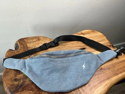 Vintage 80’s Denim Hip Pack Waist Fanny Pack - Image 1 of 4