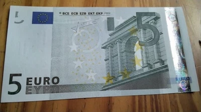 Billets De 5 Euro Neuf Première Série De 2002 Voir.foto Pour L État - Photo 1/4