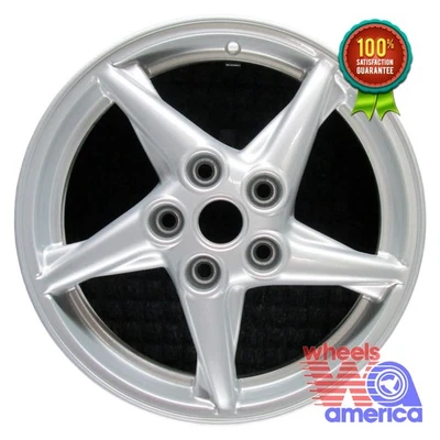 Wheel Rim Pontiac Grand Prix 16 1999-2003 9593078 9593307 Factory Silver OE 6535 - Image 1 of 4