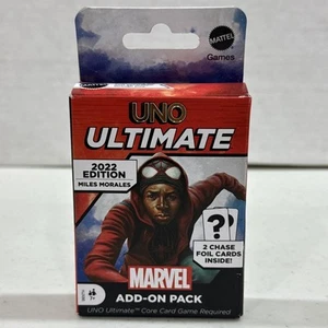 UNO Ultimate Add-On Pack Miles Morales 2 Chase Foil Cards Sealed - Picture 1 of 2
