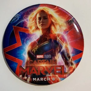 Disney Marvel Studios Captain Marvel Button Badge - Picture 1 of 2