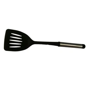 Progressive GT-7503 Black and Silver Kitchen Slotted Turner - Picture 1 of 1