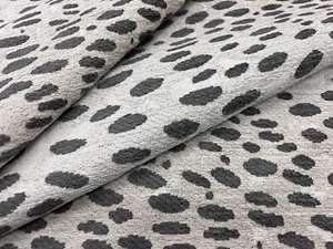 JF Fabrics Chenille Animal Skin Crypton Uphol Fabric- Minx Grey 11.5 yd 96 J7151 - Bild 1 von 4