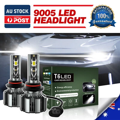 For TOYOTA AURION 2006-2014 9005 LED Headlight Globes High/Low Beam Bulbs - image 1 of 4
