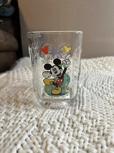 Walt Disney World 2000 Mickey Mouse McDonalds quadratische Glas Tasse - Bild 1 von 8