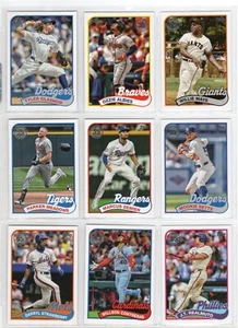 2024 Topps Update Series 1989 Topps Baseball Insert Singles - Picture 1 of 6