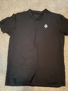 Mens XL Black Diamond Climbing Tshirt Black - Picture 1 of 3