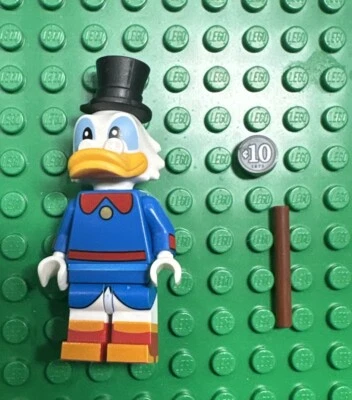 Minifigura coleccionable del tío Scrooge McDuck Pato 71024 Disney Serie 2 LEGO Foto 1 de 2