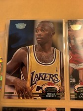 #73 Sedale Threatt los angles lakers  1992 93 Stadium club members only