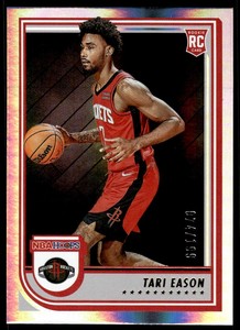 Tari Eason 2022-23 NBA Hoops Premium Silver G15 /199 #247 Houston Rockets