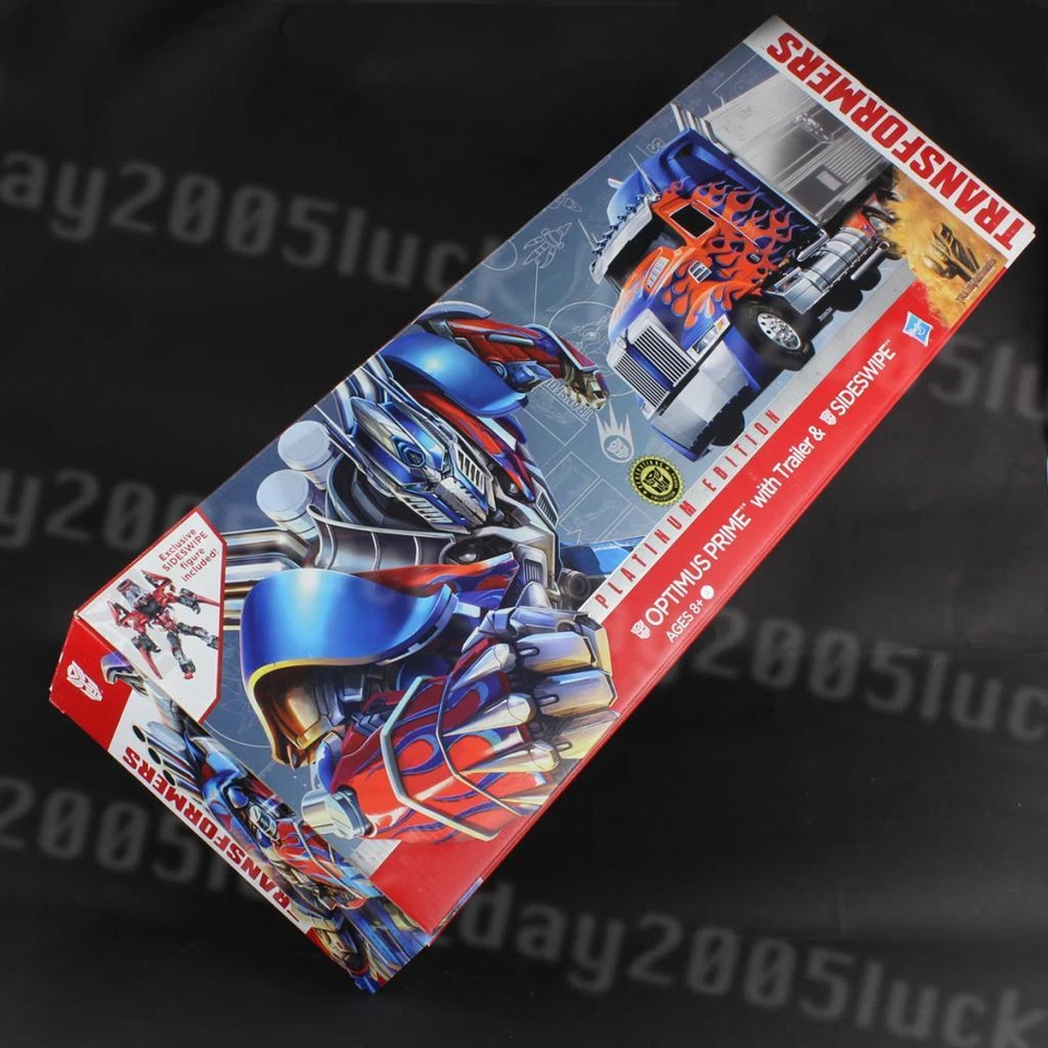 Hasbro Transformers AOE 4 Platinum Edition OPTIMUS PRIME w/ Trailer & Sideswipe - Image 1 of 3