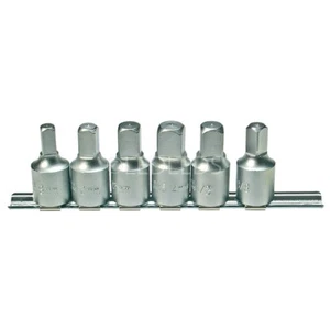 Set chiavi bussola per tappi scarico coppa olio 8 10 12 14 mm 1/2 3/8 quadra - Foto 1 di 6