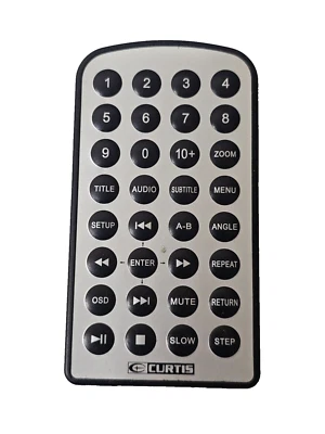Genuine B Remote Control for  Curtis 8791 9791 B Player In Car DVD - Image 1 of 4