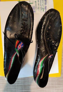 OLD SHOES FOR TOE CLIPS PEDALS ROSCINI ROBERTO BRAND SCARPE VINTAGE - Picture 1 of 18