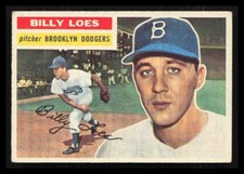 Billy Loes 1956 Topps #270  Brooklyn Dodgers