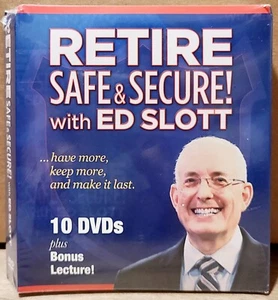Retire Safe and Secure with Ed Slott 10 DVD + Bonus Lecture 2018. NEW & SEALED. - Picture 1 of 2