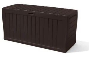 *SPECIAL* - 270L Keter Outdoor Garden Weatherproof Storage Deck Pool Box Chest - Picture 1 of 3