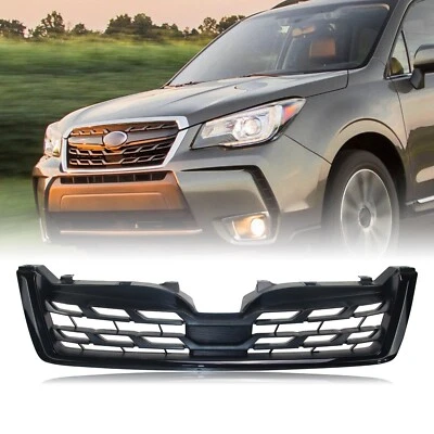 Front Grill For 2014 2015 2016 2017 2018 Subaru Forester Black Foto 1 de 4