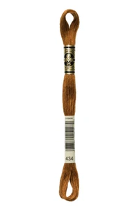 DMC - Color # 434 (Cigar Brown) - Six Strand Embroidery Floss -- Per Skein - Picture 1 of 1