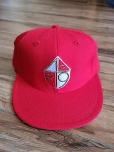 San Francisco 49ers Reebok Fitted Hat Cap NFL Football Red Authentic Size 7 1/2 - Picture 1 of 8