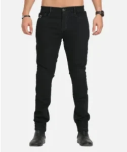 Men's Denim Riding Pant Lyschy With Kevlar lining and a knee armor - Picture 1 of 12