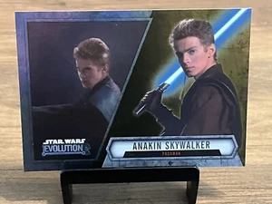 2016 Topps Star Wars Evolution GOLD Anakin Skywalker 28/50 - Picture 1 of 2