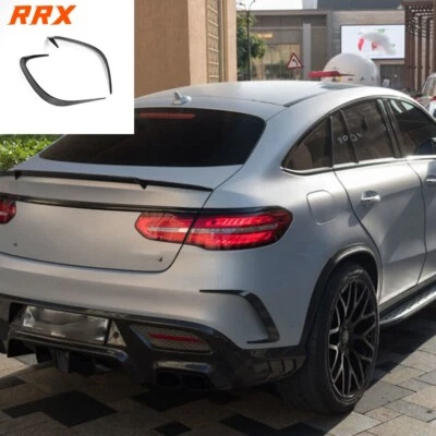 Barbatanas divisoras de para-choque traseiro de fibra de carbono canards para Mercedes Benz C292 GLE63 AMG - Imagem 1 de 4