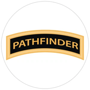 Pegatina de parachoques Pathfinder calcomanía militar de vinilo soldado 5" - Imagen 1 de 3