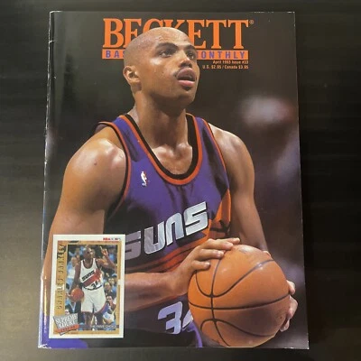 Beckett Basketball Monthly Issue #33 April 1993 Charles Barkley Tom Gugliotta - Image 1 of 2