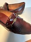 GH Bass Co   Size 8 W. Kilty  Loafers With Bit Detail Oxblood Preppy