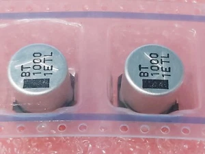4x 1000uF 1000µF 25V 105° L.L. LESR E1ko, Elektrolyt Kondensator 12,5 x 12,5mm - Bild 1 von 3
