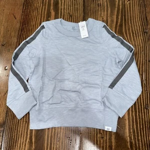 NWT GAP Kids Size XS Long Sleeve T-Shirt - Gray - Picture 1 of 11