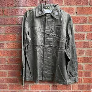ITALIAN ARMY SURPLUS ISSUE OLIVE GREEN COTTON COMBAT SHIRT, FATIGUES, ITALIEN - Bild 1 von 5