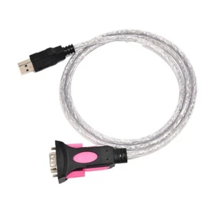1pc USB 2.0 to DB9 RS232 Serial Converter 1.8M 9 Pin Computer Adapter Cable FTDI - Afbeelding 1 van 4
