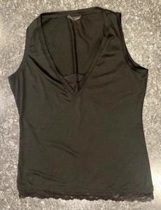 New York & Company Sleeveless Top With Lace Trim Size XS - Picture 1 of 9