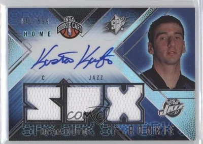 2008-09 SPx SPx Rookie Home /599 Kosta Koufos #141 Rookie Auto RC - Image 1 of 2