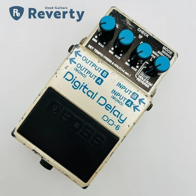 Pedal de efeitos de guitarra Boss DD-6 digital atraso feito em Taiwan usado - Imagem 1 de 4