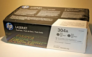 HP LaserJet 304A Toner Cartridge - Black - NEW (2-pack) - Picture 1 of 3