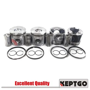 4pcs 2KD STD Piston & Ring Kit STD For Toyota 2KD-FTV Engine - Picture 1 of 10