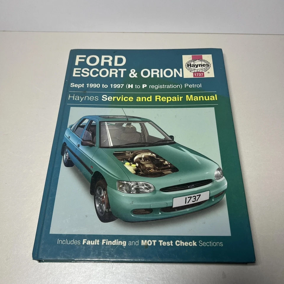 Haynes Ford Escort Orion Service and Repair Manual (90-97) Hardcover Book 1737 - Image 1 of 1