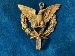Papalia 1962 NOS Águila de latón macizo montaje en pared o puerta abrigo, sombrero, gancho para llave 2"x2" - Imagen 1 de 5