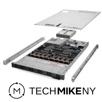 Dell PowerEdge R640 Server 2.50Ghz 40-Core 64GB RAM 2x 480GB SSD + 8x Caddies - Image 1 of 4